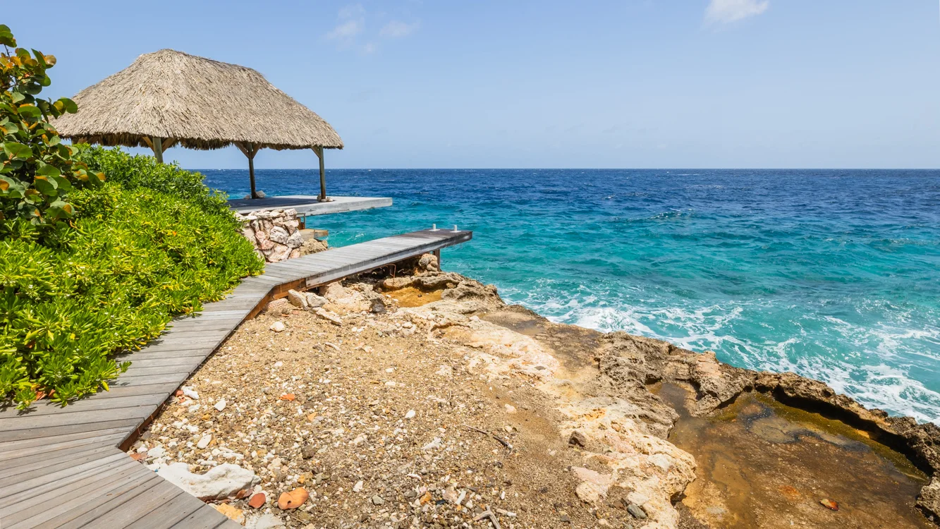 Villa Trankilo - Caribische Zee vanaf de kust