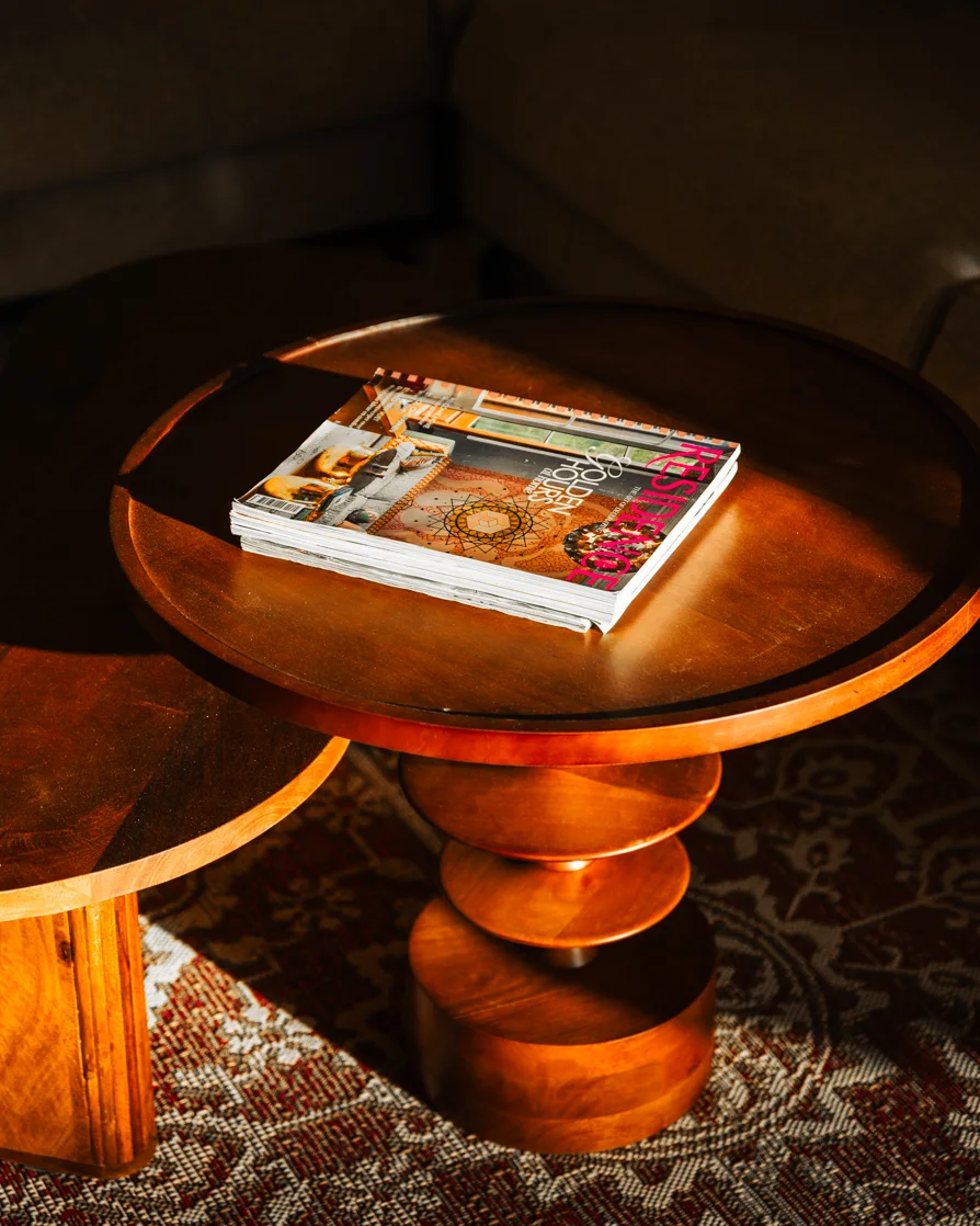 Villa Trankilo - salontafel met villa magazine