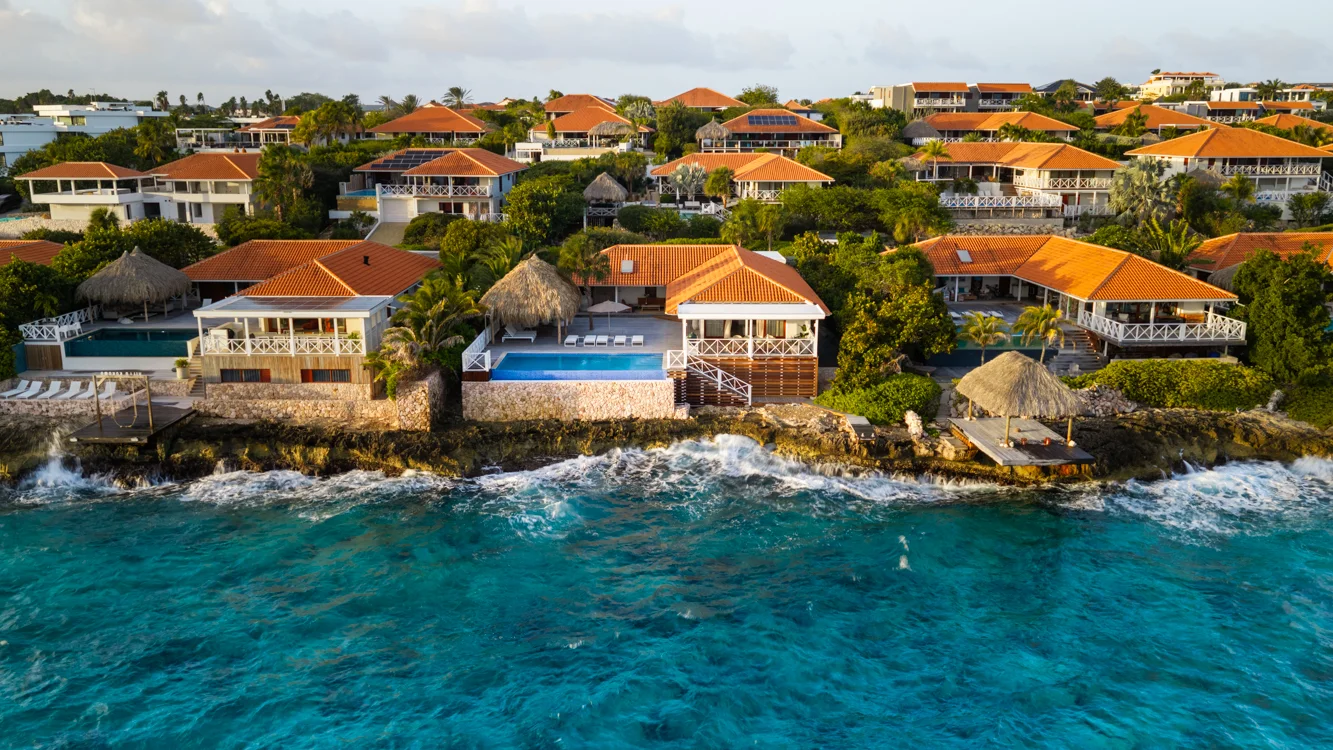 Villa Trankilo - villa en blauwe zee vanuit de lucht
