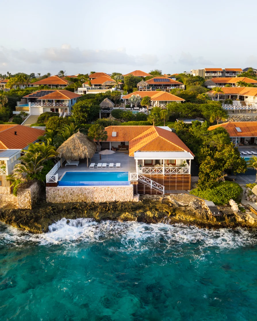 Villa Trankilo - panoramische luchtfoto van de villa